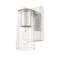 Z-Lite Titus 1 Light Wall Sconce, 4.5in. W x 9.5in. H, Brushed Nickel 826-1S-BN - alternate 2